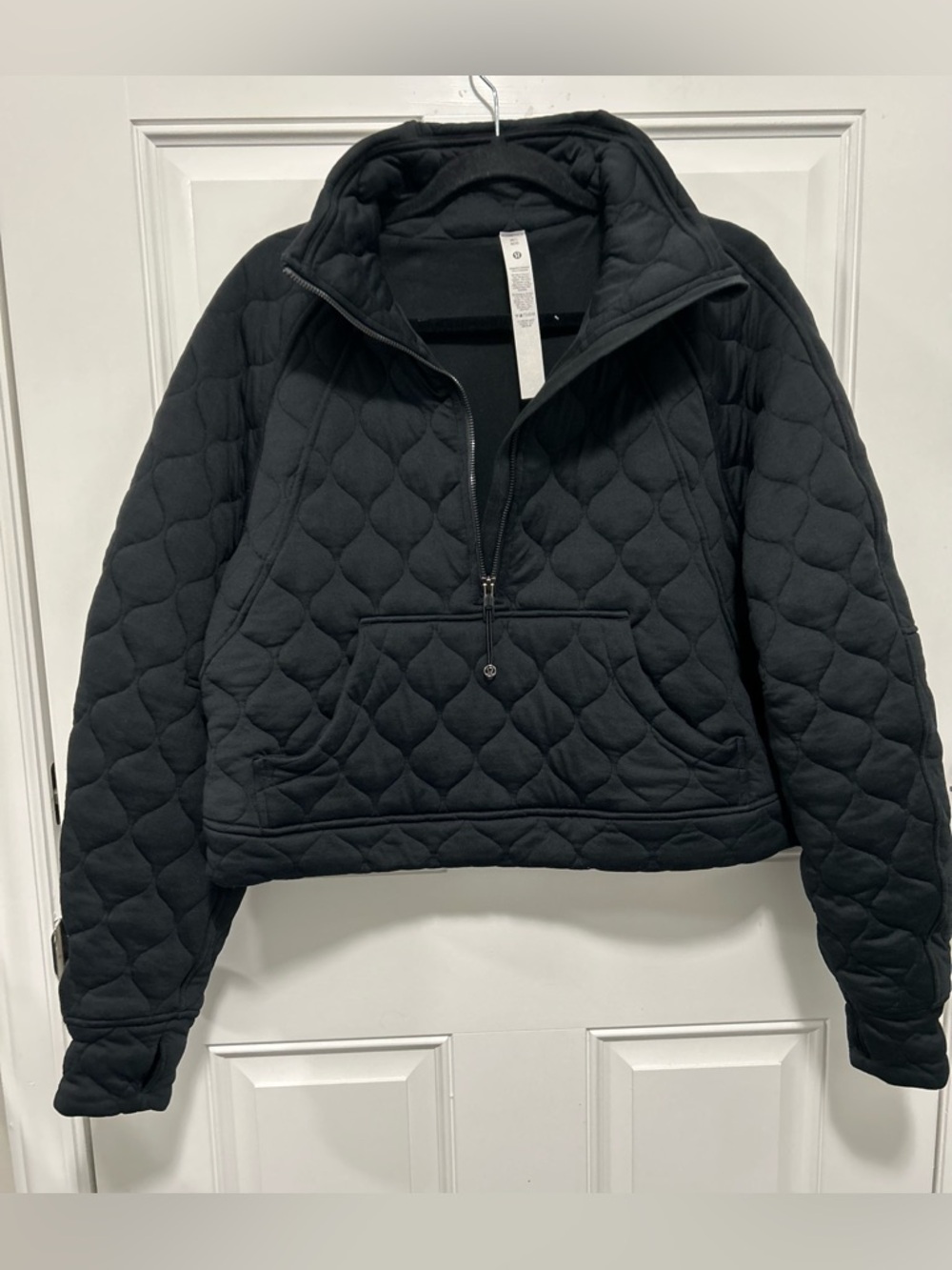 Lululemon Scuba Oversized Quilted Half Zip M/L